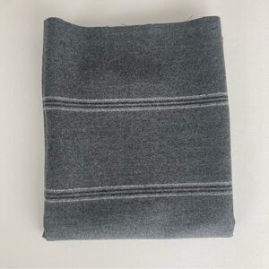 Gray Striped Fiber Art Piece Fabric Soft to the touch like felt